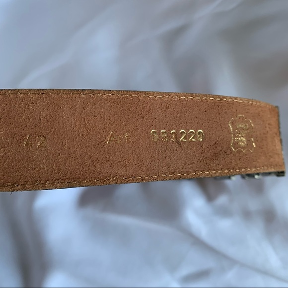 FENDI Logo Women’s Brown Leather Belt - Picture 6 of 8